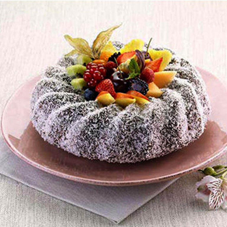 Ibili 870009 Moule à Savarin 24 Cm Blueberry Silicone - Cuisson Et Démoulage Faciles