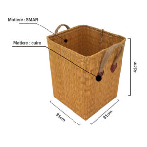 Panier de Rangement moyenne en smar H41cm