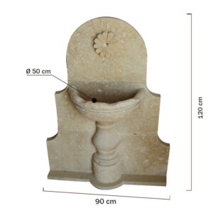 Vasque extérieur en pierre naturelle -VPE10