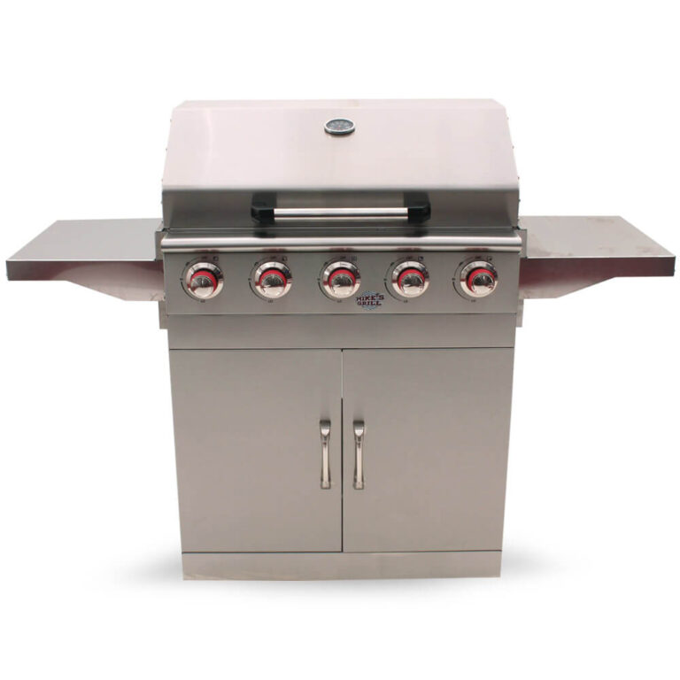 Barbecue Gaz 5 Brûleurs Avec Tablettes Pro M303