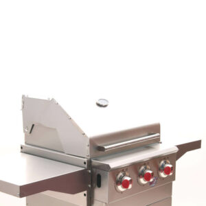 barbecue au gaz 3 Brûleurs en acier inoxydable