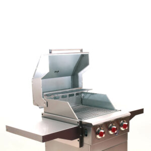 barbecue au gaz 3 Brûleurs en acier inoxydable