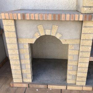 Barbecue de jardin en briques et béton – BB12