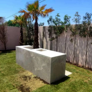 Cuisine extérieur marbre pour barbecue-CEM12