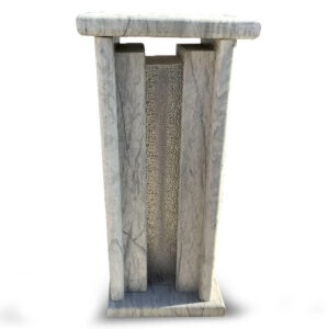 Borne d’éclairage de jardin en marbre BL10