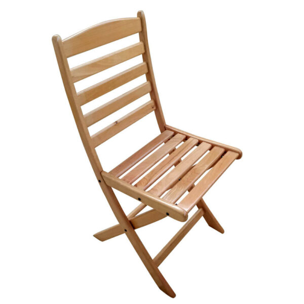 chaise pliable en bois benz hilel CH002