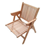 Chaise pliante en bois blenz 