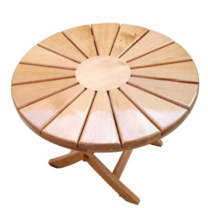 Table basse ronde pliable soleil TB004