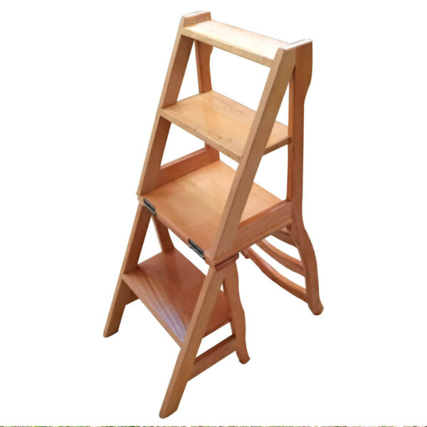 chaise escabeau en bois benz massif CH0015