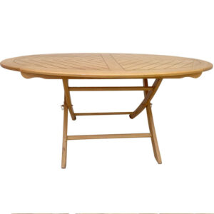 Grande table ovale en bois blenz TA001