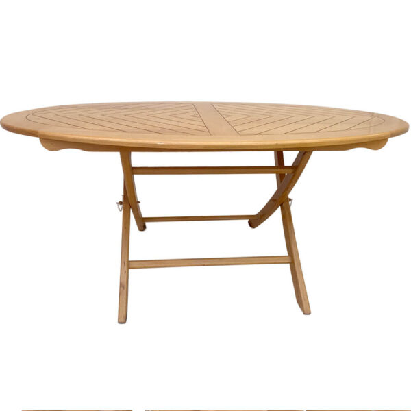 Grande Table ovale en bois blenz TA001
