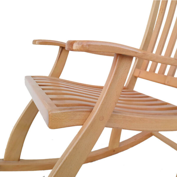 chaise basculante en bois blenz RC001