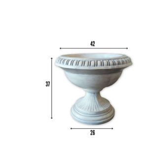 Bac à fleur en béton fibré – Réf BF028