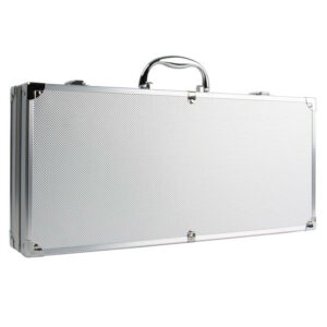 Valisette de 8 accessoires inox pour barbecue