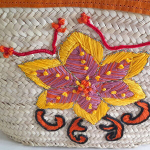 couffin paille fleure de chine PFC02