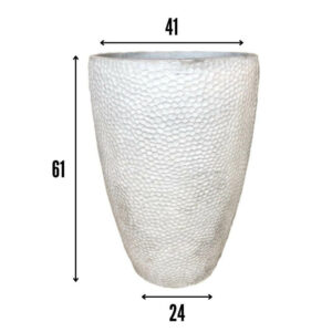 Pot de fleure rond en GRC Réf CP020