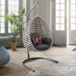 chaise suspendue en rotin modele gumbet couverture