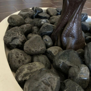 Galet Noir Brillant GN02