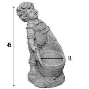 Bac à fleur forme de garçon Ref BF031