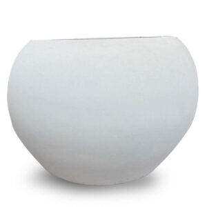 Pot géant demi œuf en béton fibré
