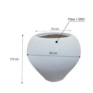Pot géant en béton fibré modèle JARRA Réf PJ110