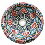 Vasque a poser en ceramique marocain