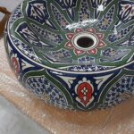 Vasque a poser en céramique marocain VCM01 reel2