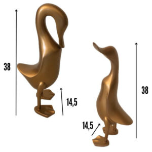 Statue canard en resine le coureur indien Réf AD1