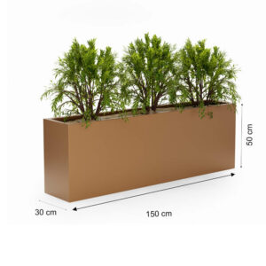 Bac rectangulaire en resine gamme Cataleya PRE1001