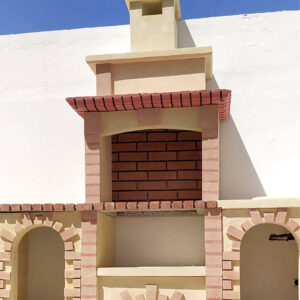 Barbecue en pierre et brique réfractaire BP125