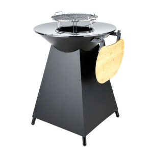 Braséro de cuisson à bois et à charbon de bois