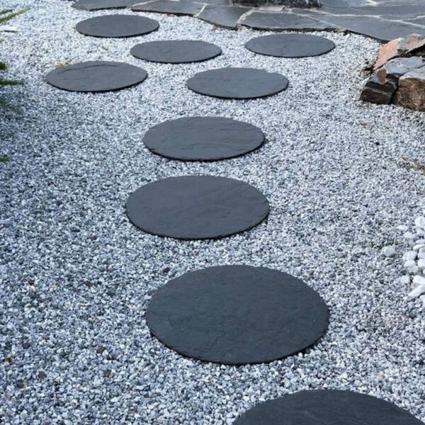 Pas japonais rond beton