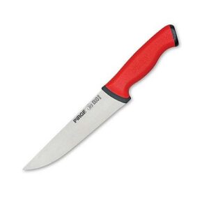 Couteau duo boucher n°3 19cm rouge 34103