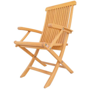 chaise converse en bois avec accoudoir CH011