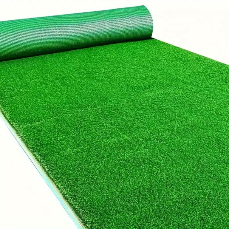 Gazon Synthétique 7 Mm - Rouleau 1 M X 10 M - Pour Jardin, Terrasse, Balcon - Drainant Et Résistant UV - 14