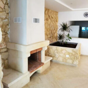 Cheminée a bois foyer ouvert Ref CP06