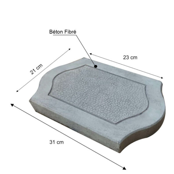 Dallage Dune en béton fibré Réf DL1006