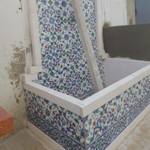 Fontaine de jardin en faience Ref WF12