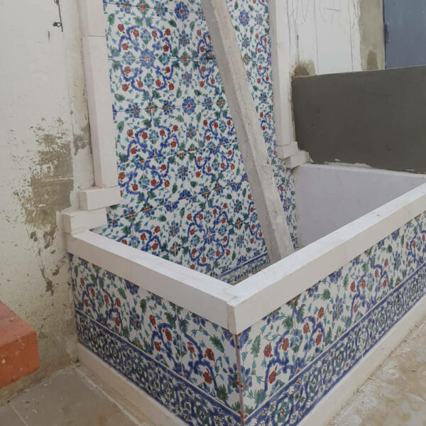 fontaine de jardine en faience Ref wf12