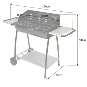 Barbecue au charbon du bois modèle Dana