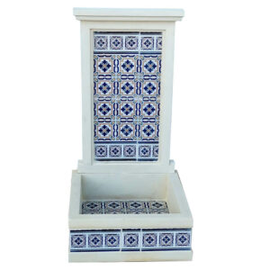 Fontaine en faience et pierre Ref WF10