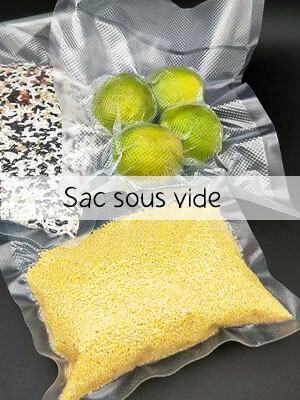 Banniere sac sous vide