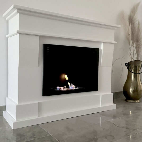 Cheminée Bioéthanol de sol modèle Alice fond