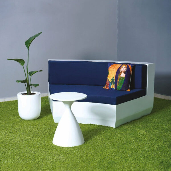 Canapé Demi cercle en resine dim reel