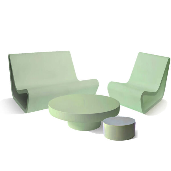 Kit salon de jardin en resine modèle COSY