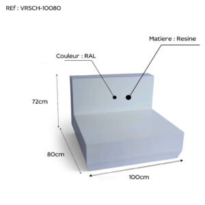 Module fauteuil pour salon a angle Ref SCH10080