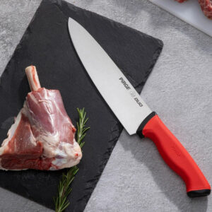 Couteau boucher 21 cm Duo Rouge 34104 epaisseur 3mm