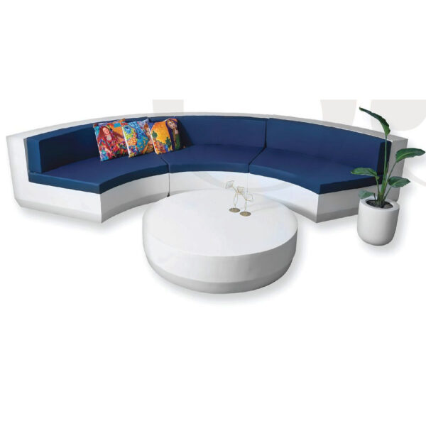 Salon En Resine demi cercle