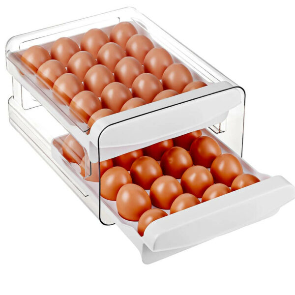 Boîte de rangement œufs 2 étages