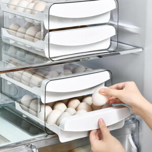 Boite de rangement œufs 2 étages